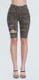 Leopard Bermuda Shorts